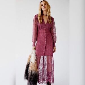 New Night Cap X Free People Siena Lace Gown sz S